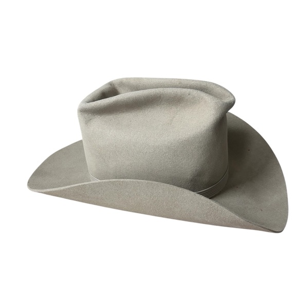 RESISTOL Vintage Self-Conforming XXX Beaver Western Cowboy Hat size 7 Oval - Picture 2 of 9